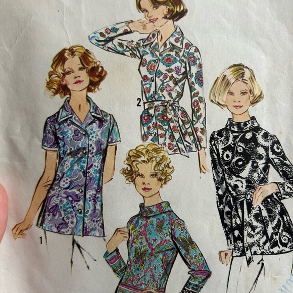 5/$25 Simplicity5359 Vintage Sewing Pattern for Women's blouse Tops 🪡 - Picture 4 of 7